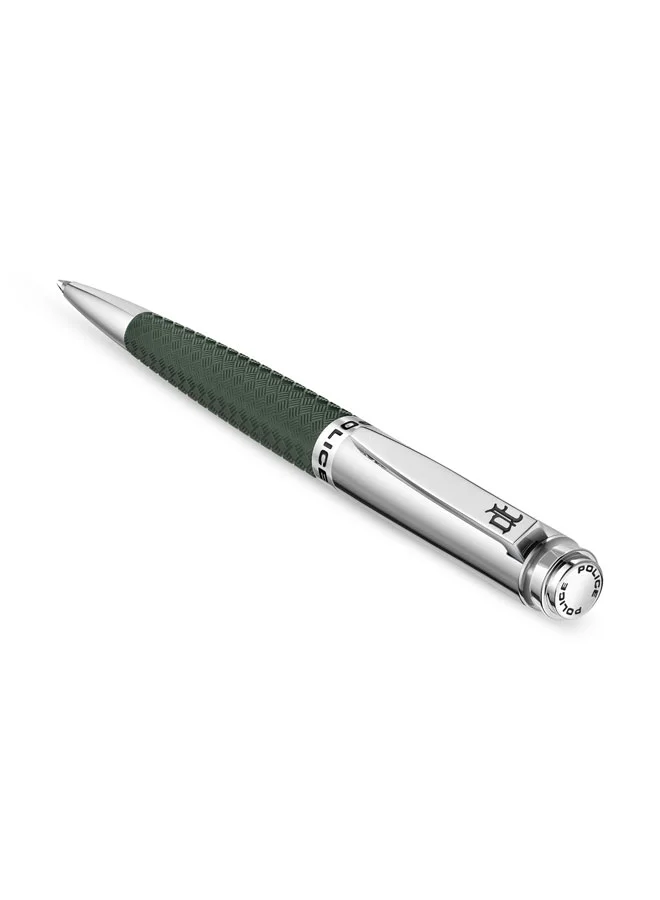 Police Green/Silver Franklin Pen & Cufflinks Gift Set for Men for Men | Best Price UAE